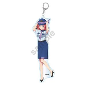 映画「五等分の花嫁」 Police style アクリルキーホルダーBIG 中野二乃 (キャラクターグッズ)