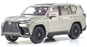 レクサス LX 600 F SPORT (ソニックチタニウムF/輸出専用車LHD) (ミニカー)