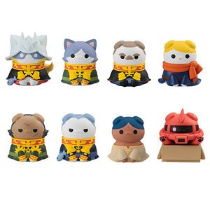 Mega Cat Project Mobile Suit Gundam `Mobile Suit Nyandam` Zeon Nya! (Set of 8) (PVC Figure)