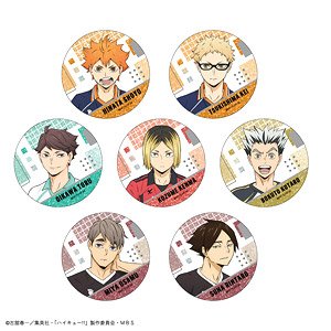 ハイキュー!! トレーディンググリッター缶バッジ A (7個セット) (キャラクターグッズ)