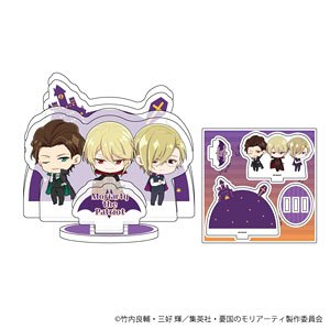 アクリルフィギュアプレート 「憂国のモリアーティ」 01 ウィリアム&アルバート&ルイス ハロウィンver. (ミニキャラ) (キャラクターグッズ)
