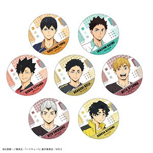 ハイキュー!! トレーディンググリッター缶バッジ B (7個セット) (キャラクターグッズ)