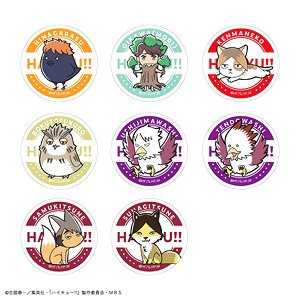 ハイキュー!! トレーディング缶バッジ 動物 A (8個セット) (キャラクターグッズ)