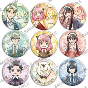 SPY×FAMILY グランジデザイン缶バッジ＋76 (9個セット) (キャラクターグッズ)