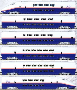 (HO) J.R. East Shinkansen Series E1 `MAX` 2nd Edition New Color Standard Six Car C Set Finished Model w/Interior (Basic 6-Car Set) (Pre-Colored Completed) (Model Train)