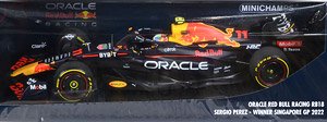 Oracle Red Bull Racing RB18 - Sergio Perez - Singapore GP 2022 Winner (Diecast Car)