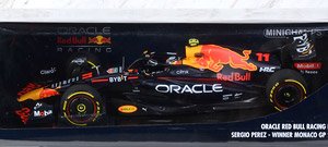 Oracle Red Bull Racing RB18 - Sergio Perez - Monaco GP 2022 Winner (Intermediate Tyres) (Diecast Car)
