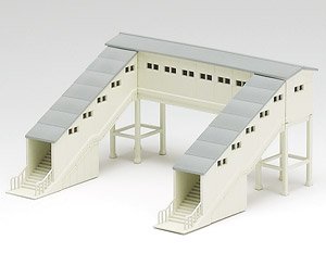 Suburban Overhead Stairway (Pre-colored Completed) (Model Train)