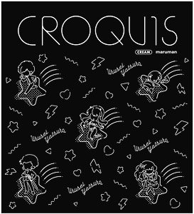 Urusei Yatsura Black Croquis Book D (Anime Toy)