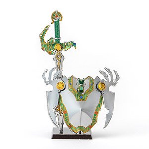 Dragon Quest Metallic Nano Puzzle [Zenithian Sword & Zenithian Shield] (Plastic model)