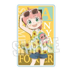 Acrylic Card Spy x Family Anya Forger (Summer Ver.) (Anime Toy)
