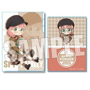 Clear File w/3 Pockets Spy x Family Anya Forger (Autumn Ver.) (Anime Toy)