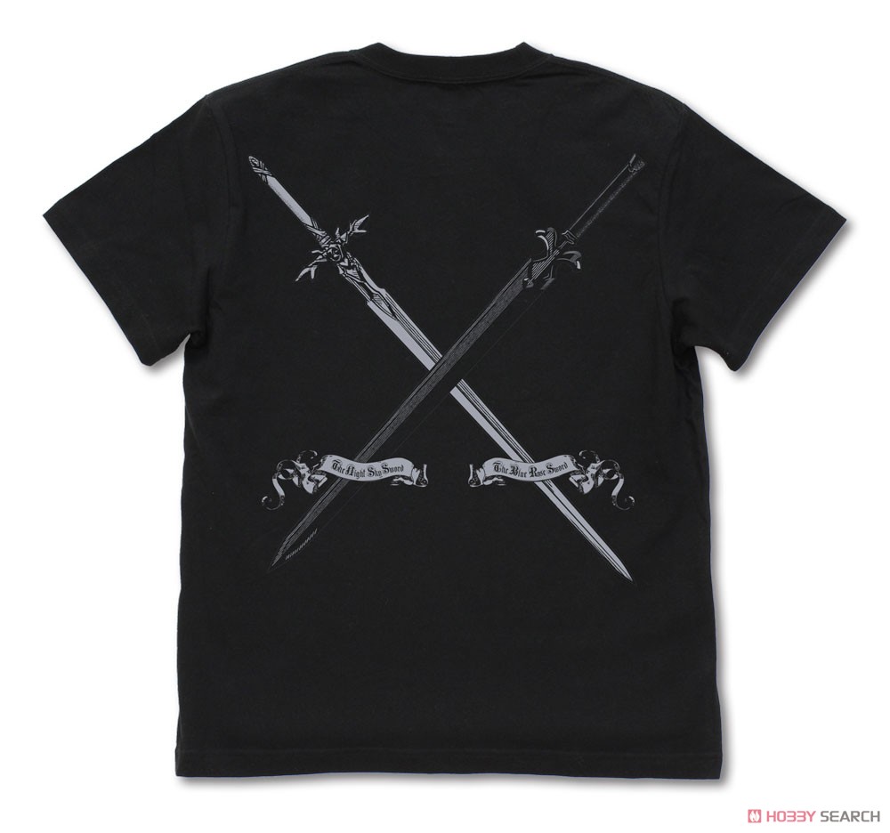ソードアート・オンライン 黒の剣士キリト Tシャツ UWVer. BLACK S (キャラクターグッズ) 商品画像1