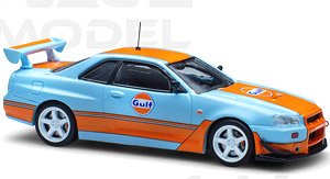 GTR R34 Gulf Oil Livery (ミニカー)