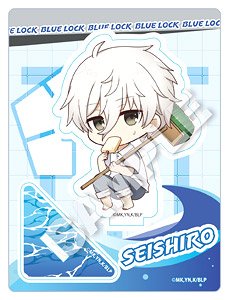 Blue Lock Mini Chara Stand Pool Cleaning Ver. Seishiro Nagi (Anime Toy)