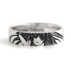 Date A Live IV Kurumi Tokisaki Silver Ring Size: 12 (Circumference: Approx. 66.0mm) (Anime Toy)