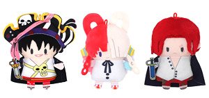 ONE PIECE フィンガーマスコット・PUPPELA(パペラ)セット ルフィ＆ウタ＆シャンクス(劇場版『ONE PIECE FILM RED』ver.) (キャラクターグッズ)