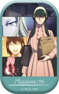 SPY×FAMILY スクエア缶バッジ MISSION:16「ヨル`s キッチン/情報屋の恋愛大作戦」 (キャラクターグッズ)