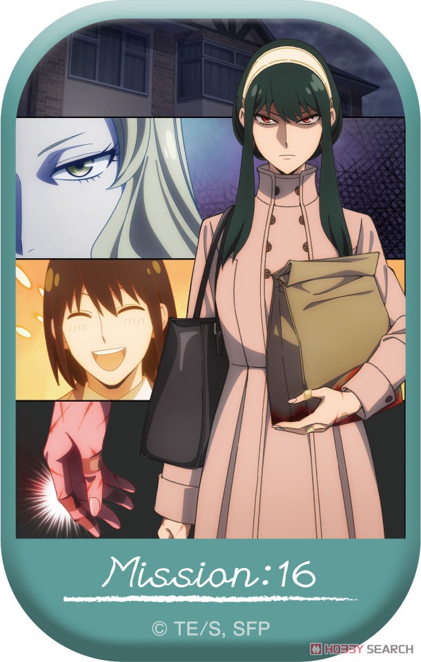 SPY×FAMILY スクエア缶バッジ MISSION:16「ヨル`s キッチン/情報屋の恋愛大作戦」 (キャラクターグッズ) 商品画像1
