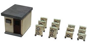 Visual Scene Accessory 136 Rooftop Accessory Aging Painting Type B (Rooftop Penthouse & Outdoor Unit) (Model Train)