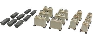 Visual Scene Accessory 137 Rooftop Accessory Aging Painting Type C (T-shaped Base & Outdoor Unit) (Model Train)