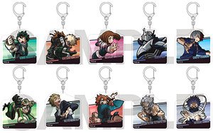 My Hero Academia Trading Acrylic Key Ring 5th (Set of 10) (Anime Toy)