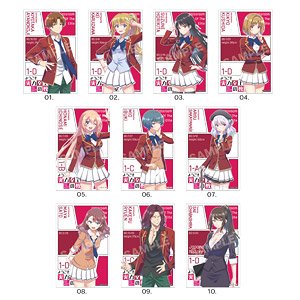 [Classroom of the Elite] Satin Sticker 01 (Set of 10) (Anime Toy)