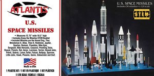 U.S. Space Missile Set 36 Missiles Included STEM (Plastic model)
