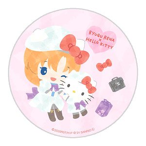 Higurashi When They Cry: Sotsu x Sanrio Characters Ceramic Coaster Rena (Anime Toy)