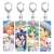 Higurashi When They Cry: Sotsu x Sanrio Characters Glitter Acrylic Stick Key Ring (Set of 4) (Anime Toy) Item picture1