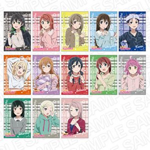 ラブライブ！虹ヶ咲学園スクールアイドル同好会 スクエアカンバッジ 冬ルームウェア ver (13個セット) (キャラクターグッズ)