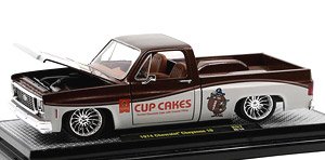 1974 Chevrolet Cheyenne 10 `CUP CAKES` - Dark Brown Metallic (ミニカー)