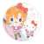 Higurashi When They Cry: Sotsu x Sanrio Characters Returns White Dolomite Water Absorption Coaster Rena Ryugu x Hello Kitty (Anime Toy) Item picture1