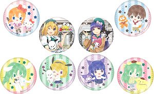 Higurashi When They Cry: Sotsu x Sanrio Characters Returns Can Badge (Set of 8) (Anime Toy)