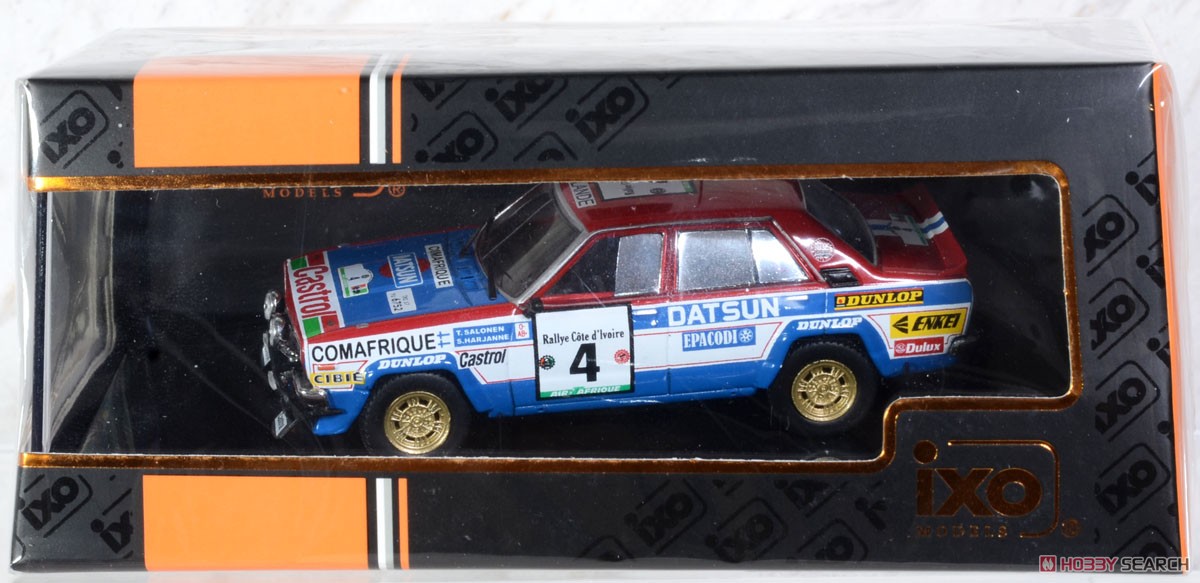 日産 ダットサン バイオレット GT 1981年コートジボワールラリー 優勝 #4 T.Salonen/S.Harjanne (ミニカー) パッケージ1