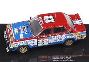 日産 ダットサン バイオレット GT 1981年コートジボワールラリー #6 S.Mehta/M.Doughty (ミニカー)