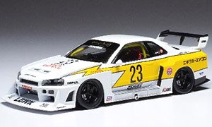 Nissan Skyline LB-ER34 Super Silhouette 2020 White (Diecast Car)