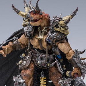 ダイナソー・バトルフィールド 肉食トロサウルス部族首長(オレンジ) (完成品)
