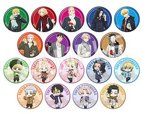 Tokyo Revengers Trading Can Badge [Present for you] Ver. (Set of 18) (Anime Toy)
