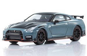 Kyosho Mini Car & Book No.10 Nissan GT-R Nismo Special Edition (Nismo Stealth Gray) (Diecast Car)