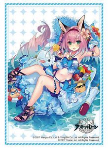 Bushiroad Sleeve Collection HG Vol.3415 Azul Lane Hanazuki Morning Moon, Beachside Flower Ver. (Card Sleeve)