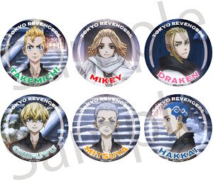 TV Animation [Tokyo Revengers] Trading Can Badge Holy Night Decisive Battle Ver. (Set of 6) (Anime Toy)