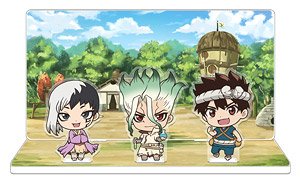 Dr.STONE アクリルジオラマA[千空&クロム&ゲン] (キャラクターグッズ)