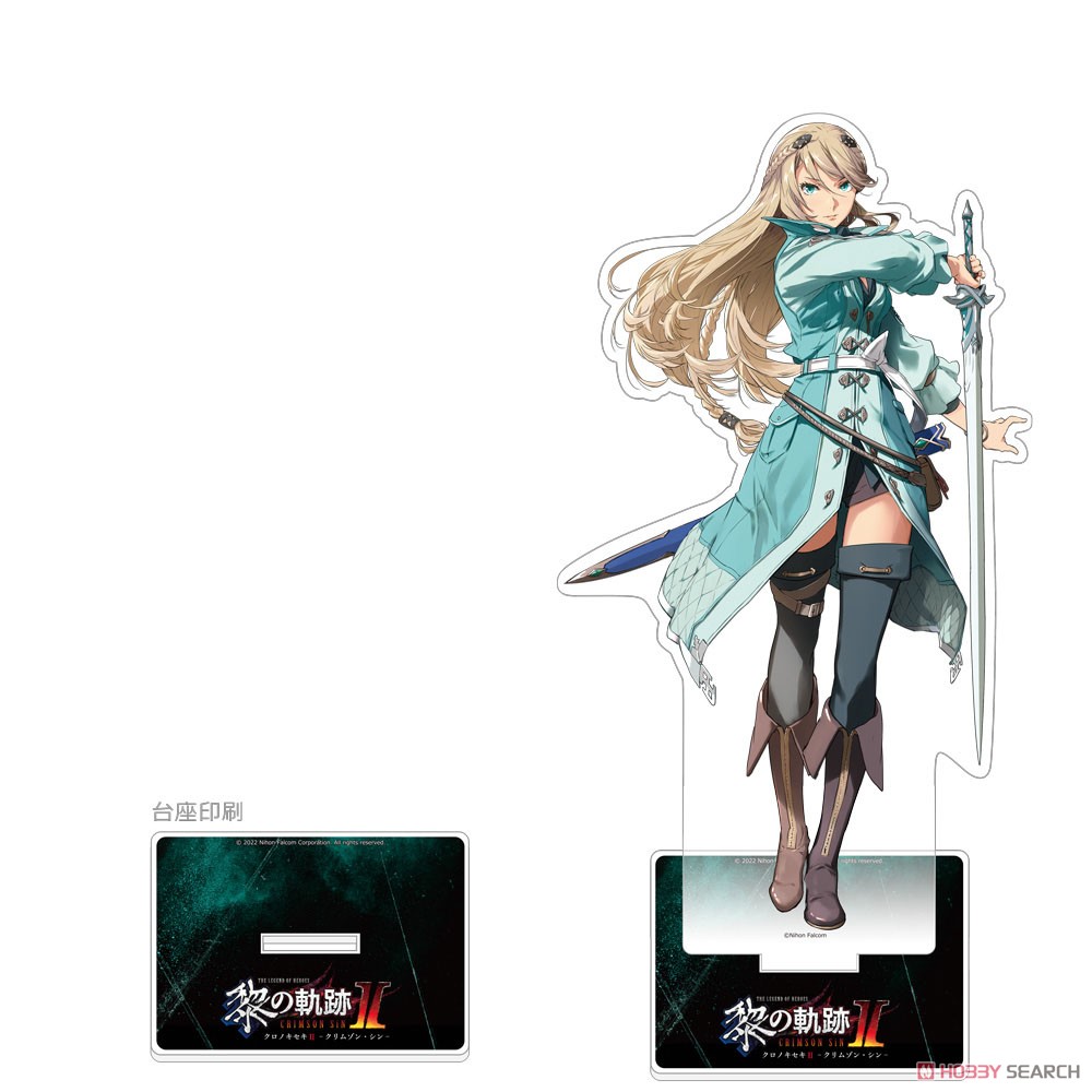 英雄伝説 黎の軌跡II -CRIMSON SiN- 特大アクリルスタンド (エレイン・オークレール) (キャラクターグッズ) 商品画像1