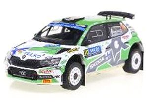 Skoda Fabia Rally2 EVO 2022 Finland Rally #20 E.Lindholm / R.Hamalainen (Diecast Car)