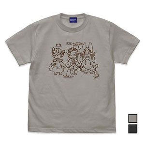 Made in Abyss: The Golden City of the Scorching Sun Riko-san Corps T-Shirt Light Gray M (Anime Toy)