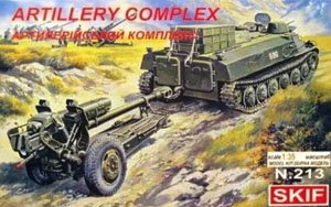 Artillery Complex MT-LB w/D30 122mm Howitzer w/Etching Parts (Plastic model)
