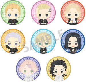 Tokyo Revengers Trading Can Badge Chimakko (Set of 8) (Anime Toy)