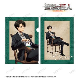 Attack on Titan [Especially Illustrated] Levi Tea Time Ver. Clear File (Anime Toy)