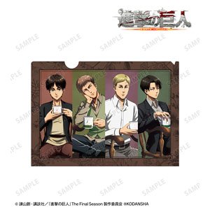 Attack on Titan [Especially Illustrated] Assembly Tea Time Ver. Clear File (Anime Toy)